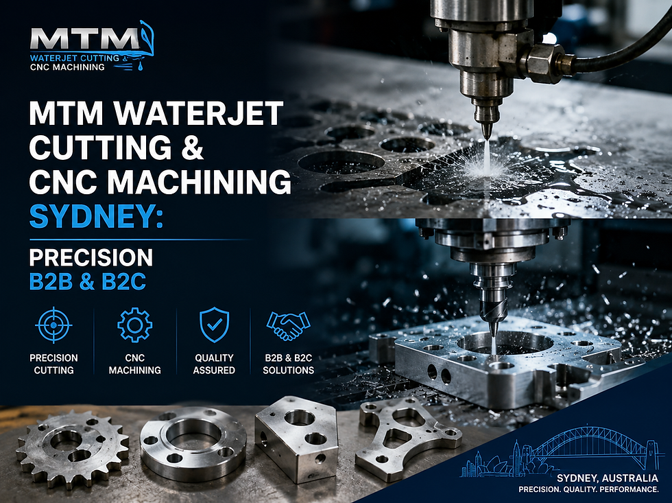 MTM Waterjet Cutting & CNC Machining Sydney: The Complete B2B & B2C Precision Guide 