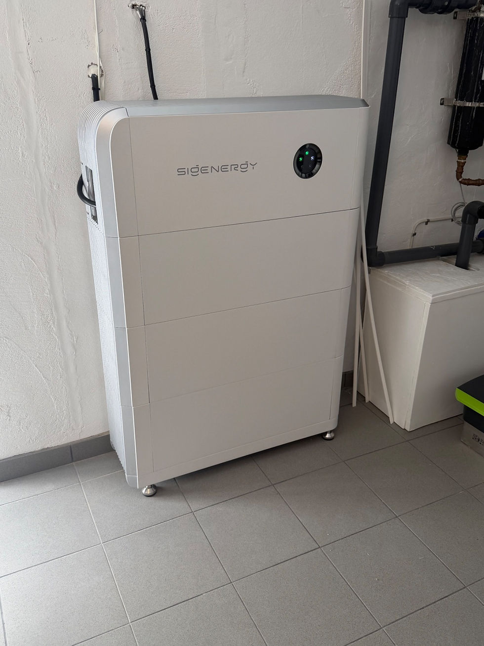 Installation av batterilager i Västra Frölunda