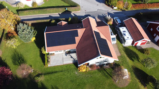 solpaneler villa Stora höga