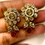 Thumbnail: Flower antique earrings 