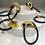Thumbnail: Daisy gold hair ties
