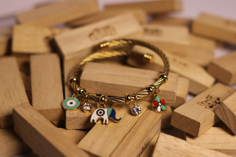 Thumbnail: Elephant charm bracelet 