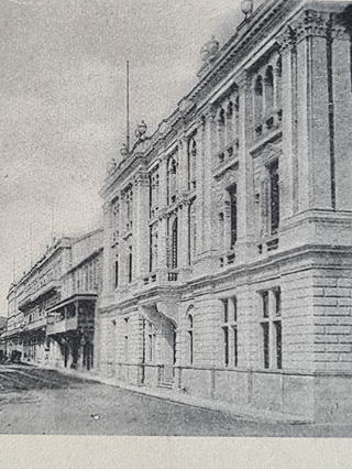 Thumbnail: Buildings at Battery Road 1902 Collection of National Museum of Singapore