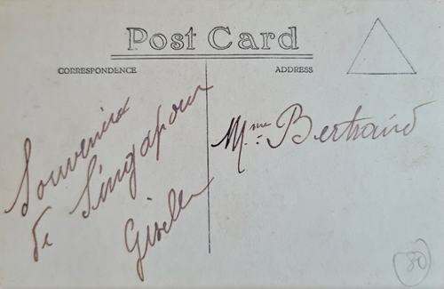 Thumbnail: Vintage Raffles Place Black & White Real Photo Picture Post Card Raffles Square