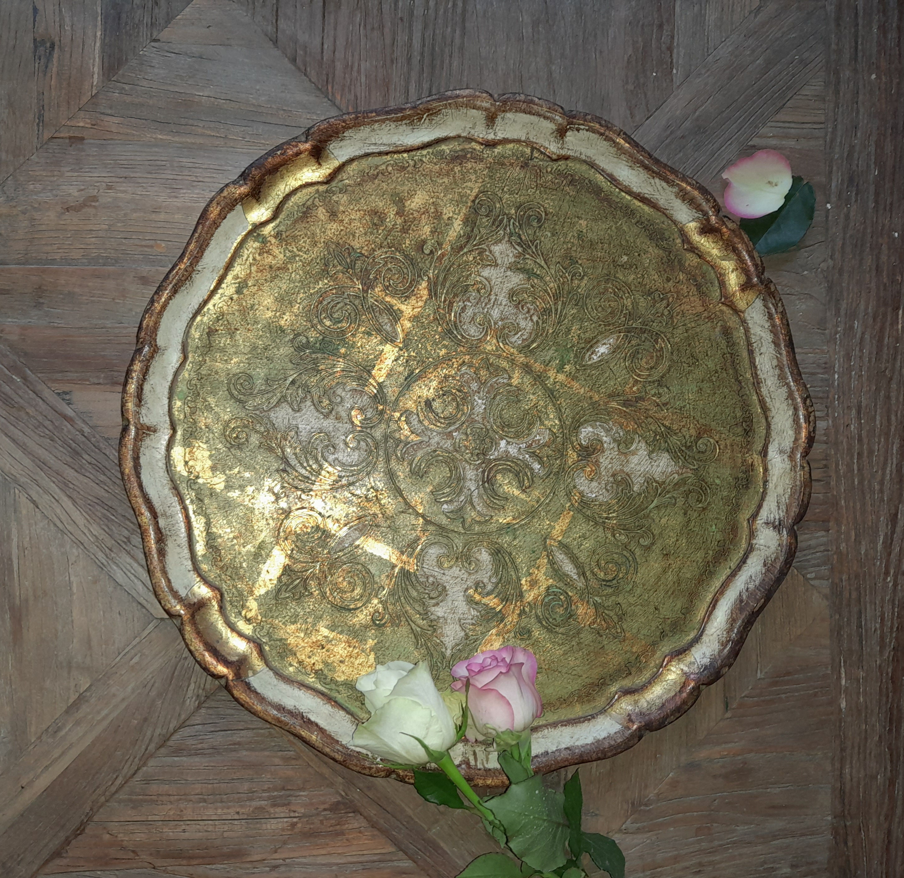 Grand plateau Venitien ancien