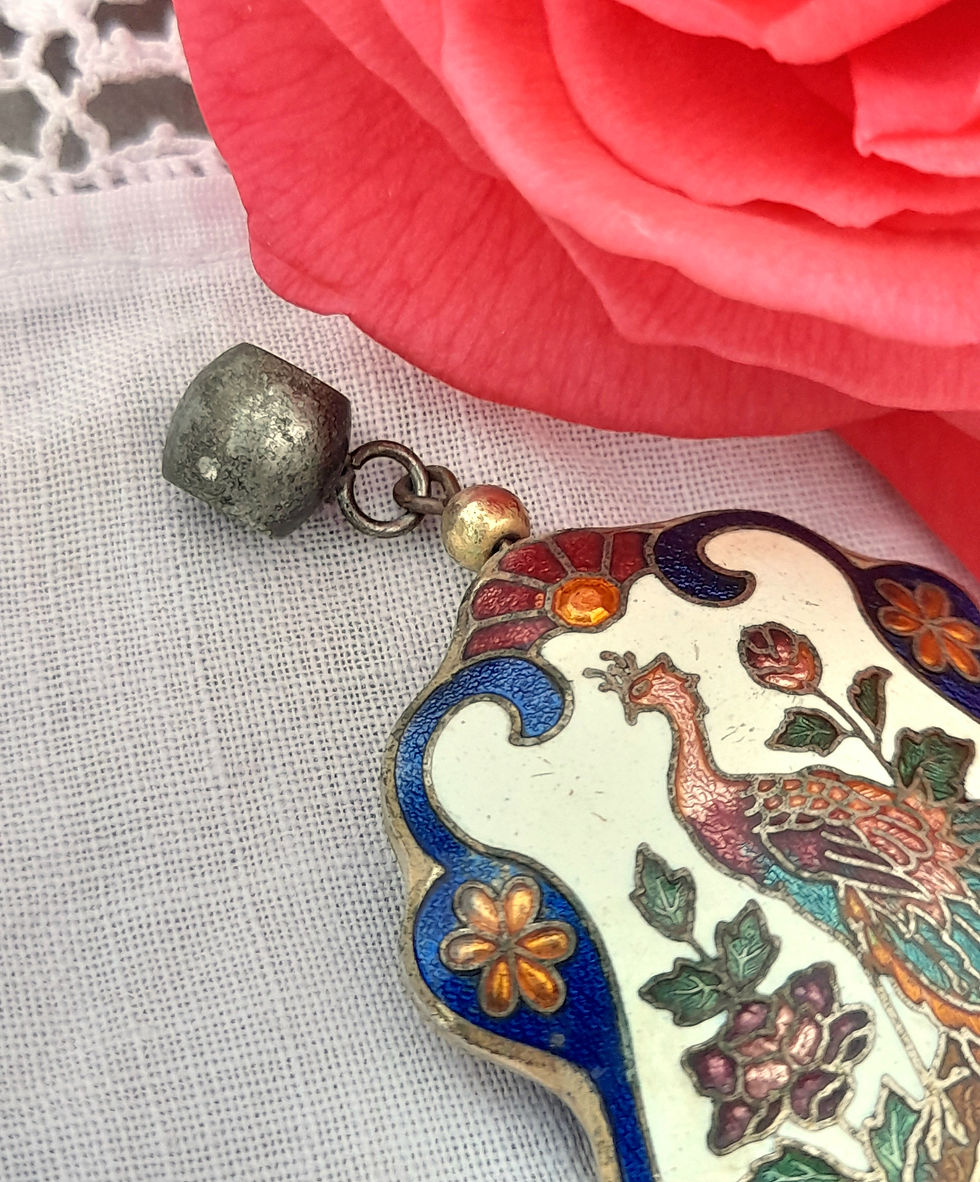 Miniature : Pendentif Paon 70's