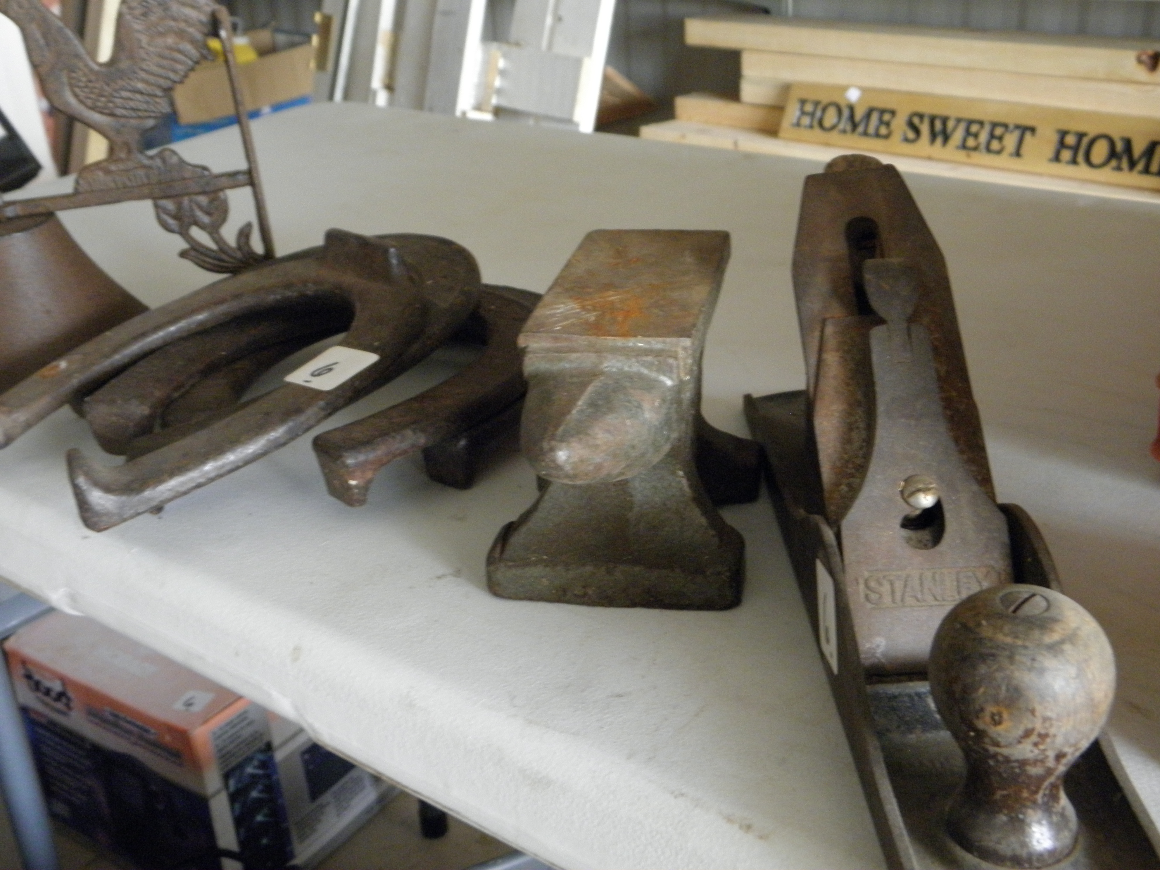 Horse Shoes, Anvil, Hand Planer