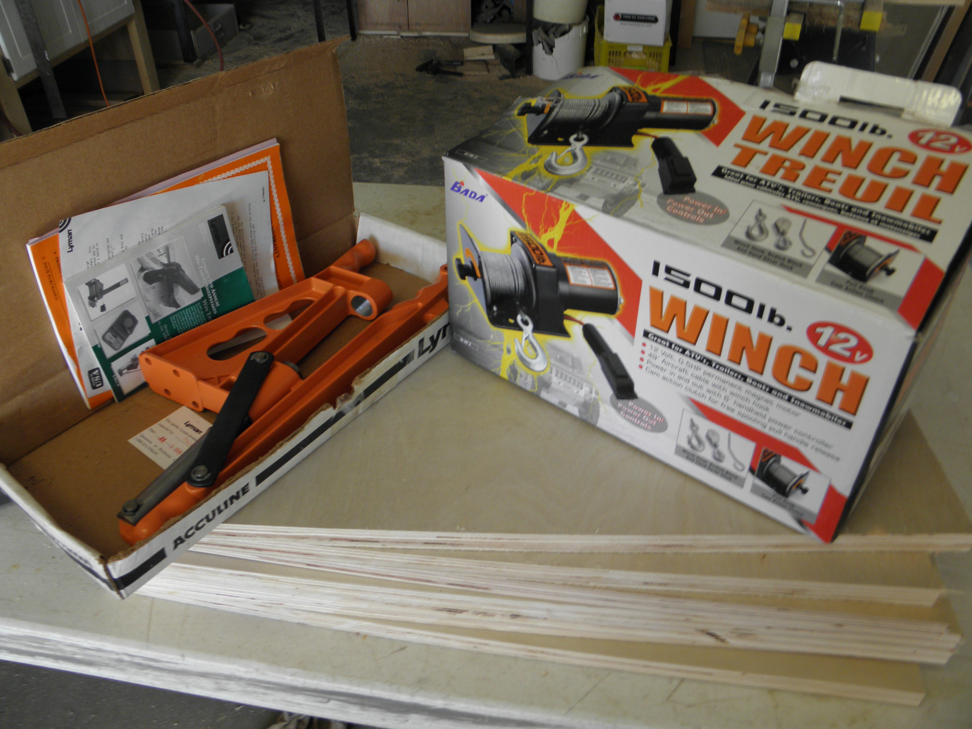 Reloading Equipment4 & Winch