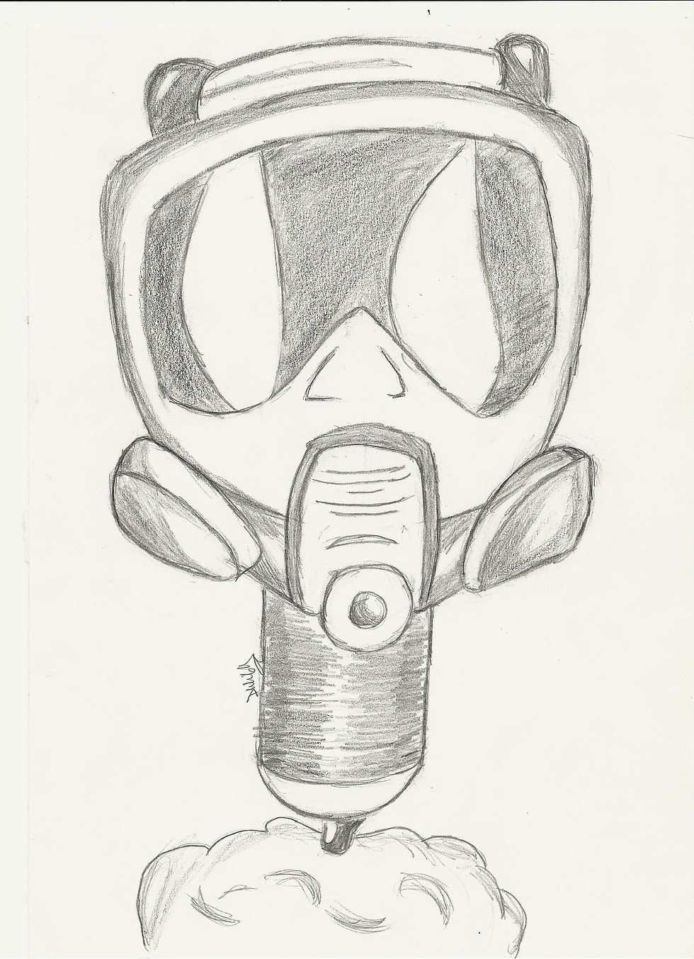 Mask Icon (Pencil Sketch)