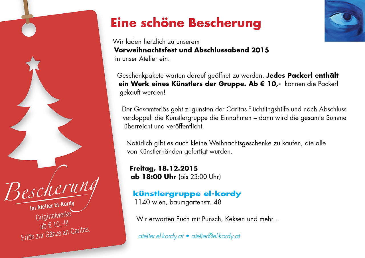 zur weihnachtsaktion laden wir herzlich ein
