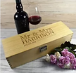 Sealing the wine box in a wedding