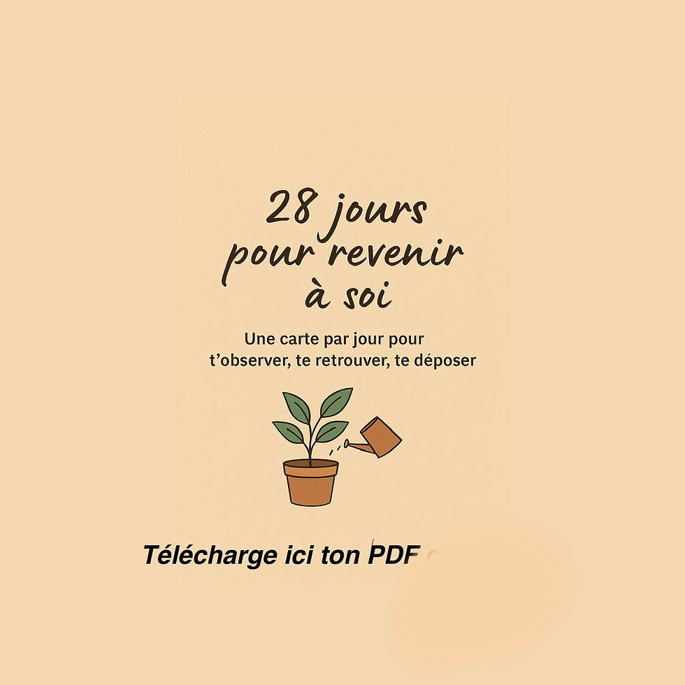 28 jours pour revenir à soi