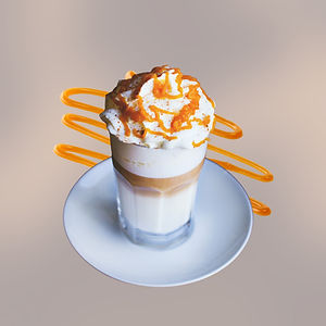 SALTED CARAMEL VANILLA MILKSHAKE