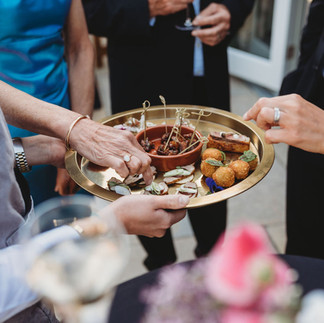 Canapes, Napier Catering at Bredon Manor