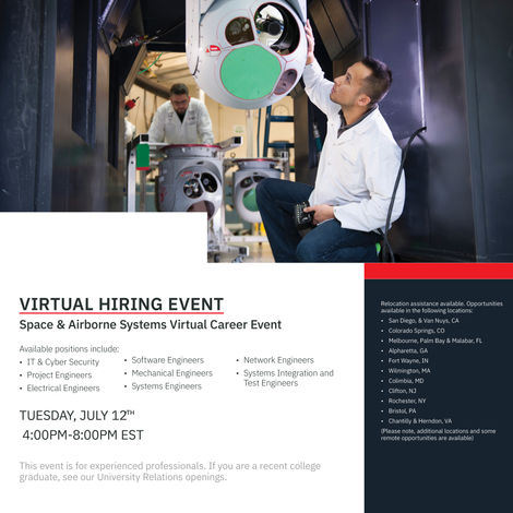 Hiring Event Flyer