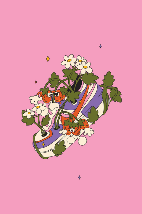 Illustration Nike vs Nature