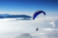 Gleitschirm im Flug
