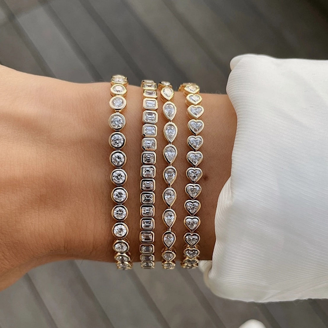 The Knightsbridge Bezel Sparkle Stack