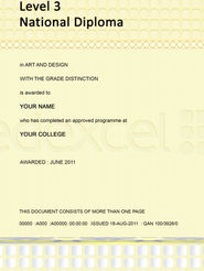 Fake BTEC Certificate