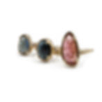 Thumbnail: Peach Tourmaline Laurus Nobilis Ring