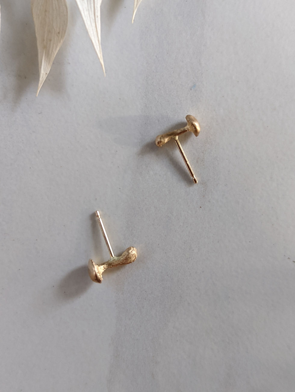Thumbnail: Honey Mushroom Stud (Pair)