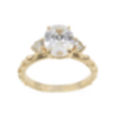 The Milkflower Setting with Moissanite