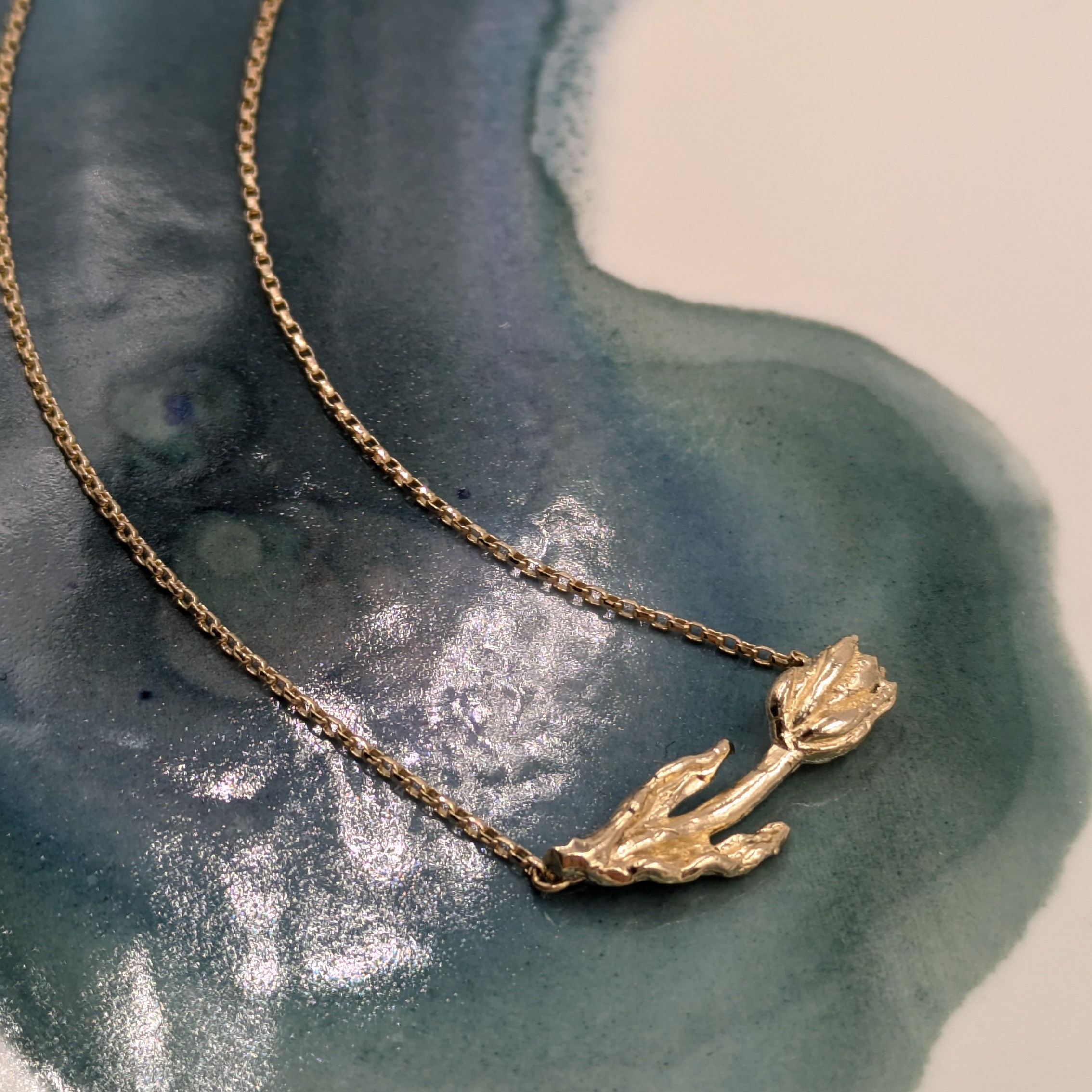 Tulip Flower Pendant