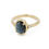 Thumbnail: Deep Blue Tourmaline Laurus Nobilis Ring