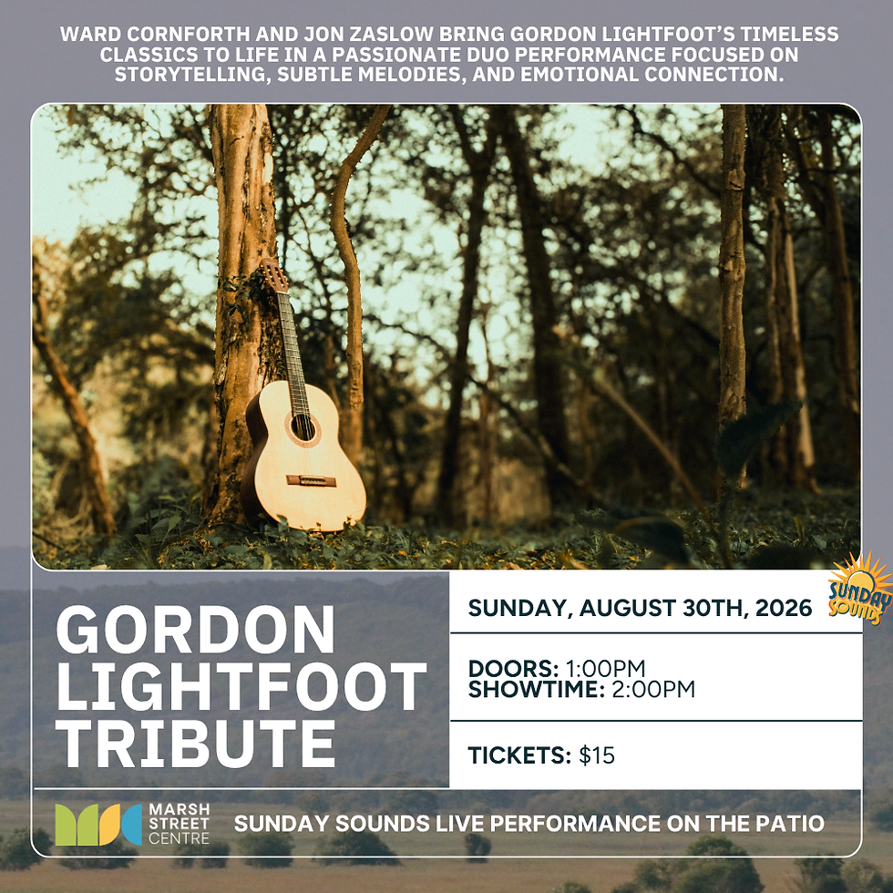 Ward Cornforth - Gordon Lightfoot Tribute