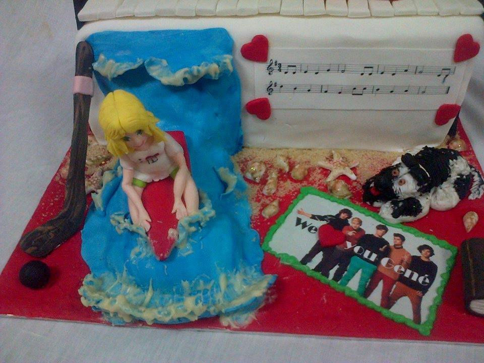 Surf Girl Cake