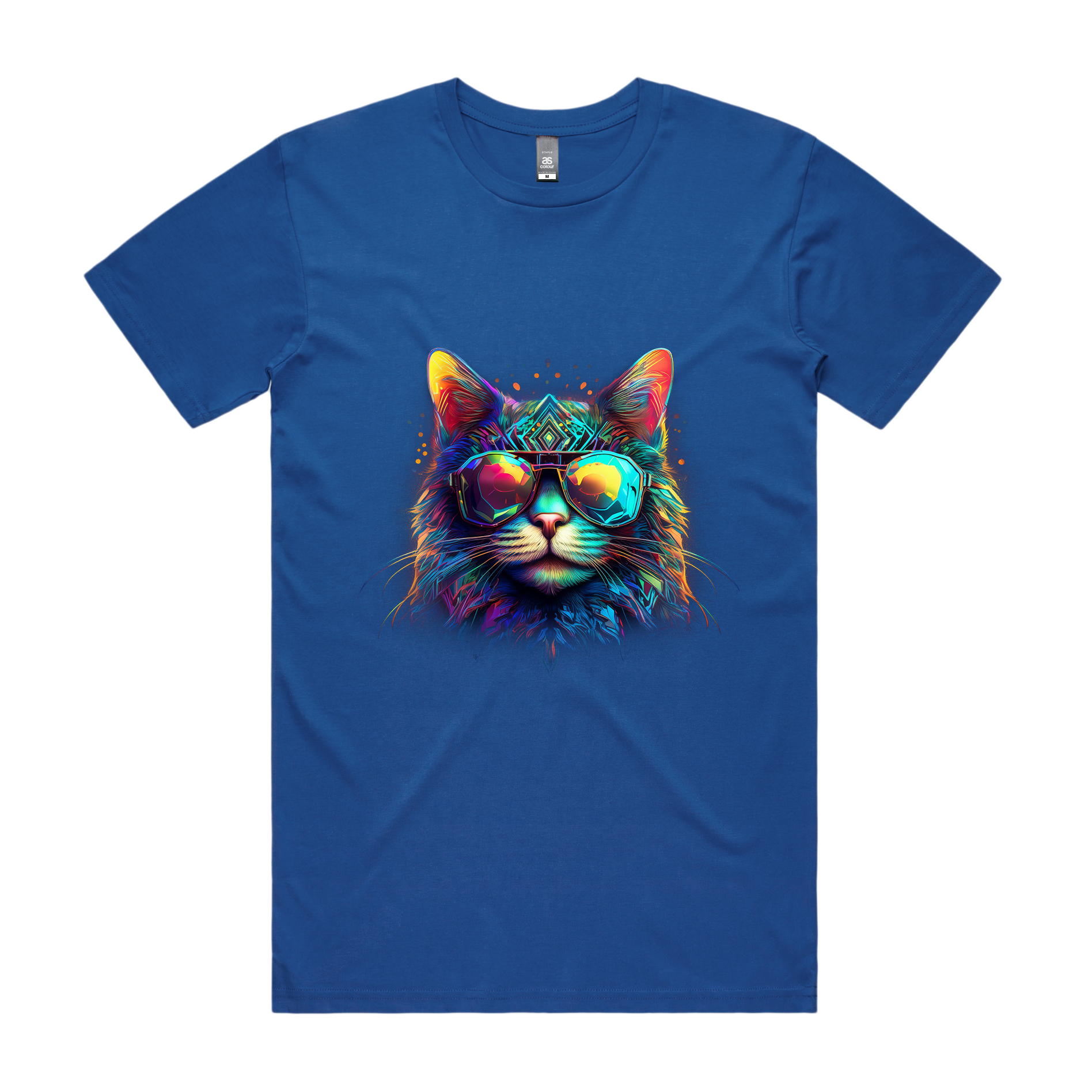 Digital art graphic T-shirt featuring the Aurum character