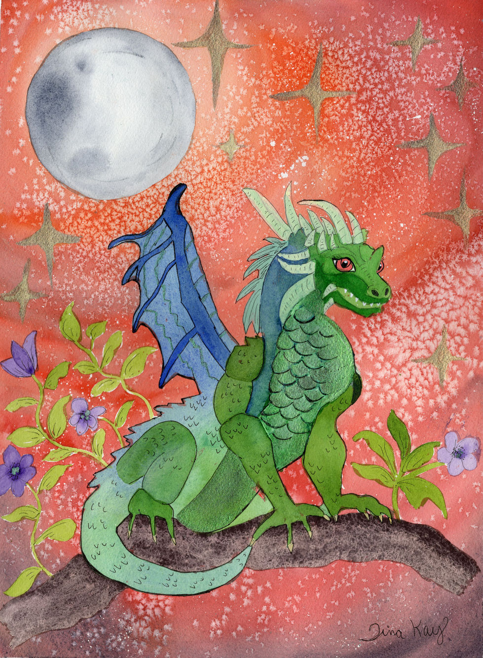 LoriAnn's Xmas Dragon JPEG