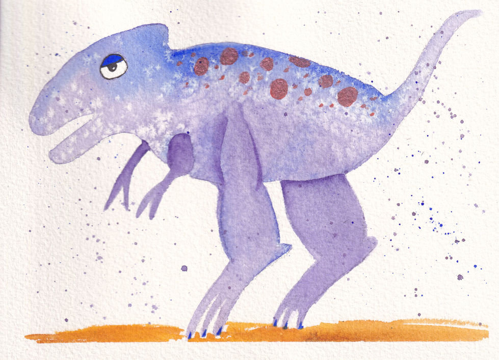 Purple Tyrannosaurus