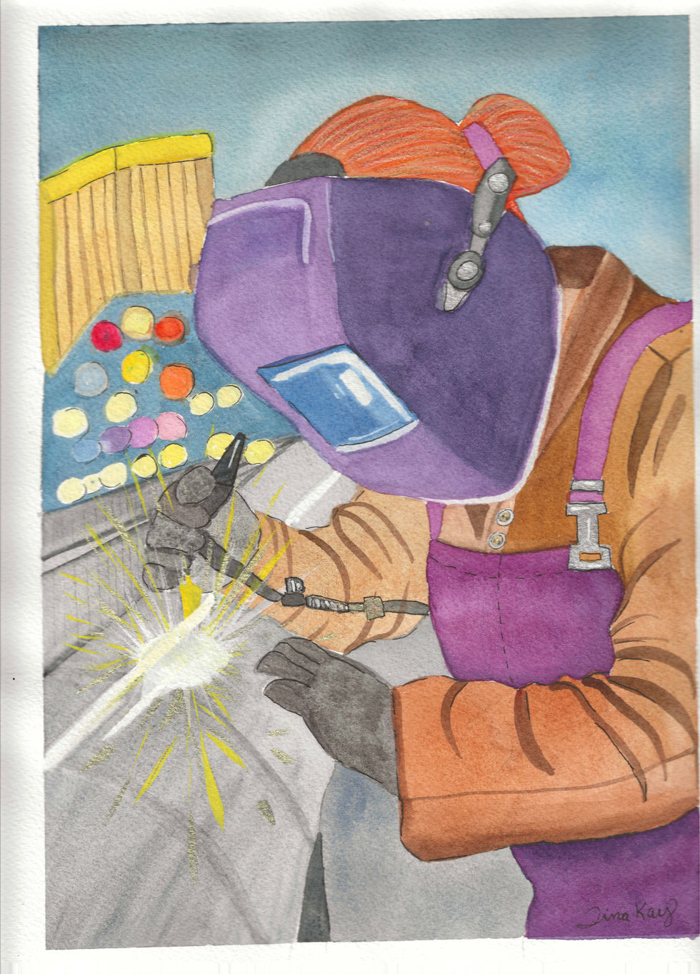 Welder Woman