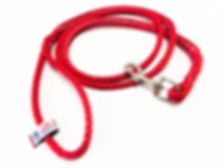 5/16" Red Dyneema Doggie Leash w/ Swivel Snap