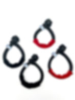 Thumbnail: 1'' Kinetic DB Nylon Recovery Kit w/ 8" Eyes, BLK Protective Sleeve