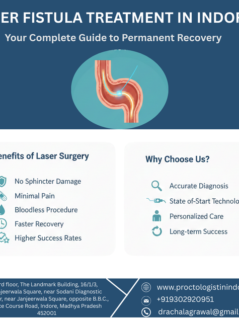 LASER FISTULA TREATMENT IN INDORE
