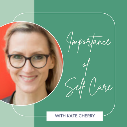 Podcast Cover Image showing a podcast on Importance of Self Care on the Health Hero Podcast