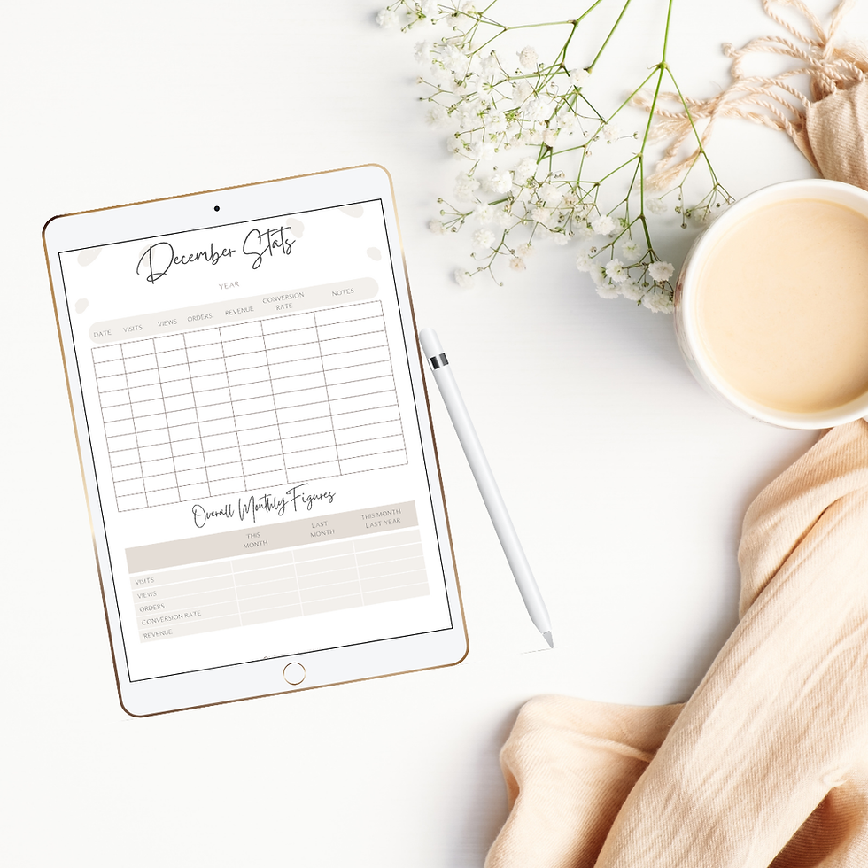 Thumbnail: Etsy Stats Planner
