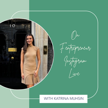 Talia Zamora featuring on F:Entrepreneur UK