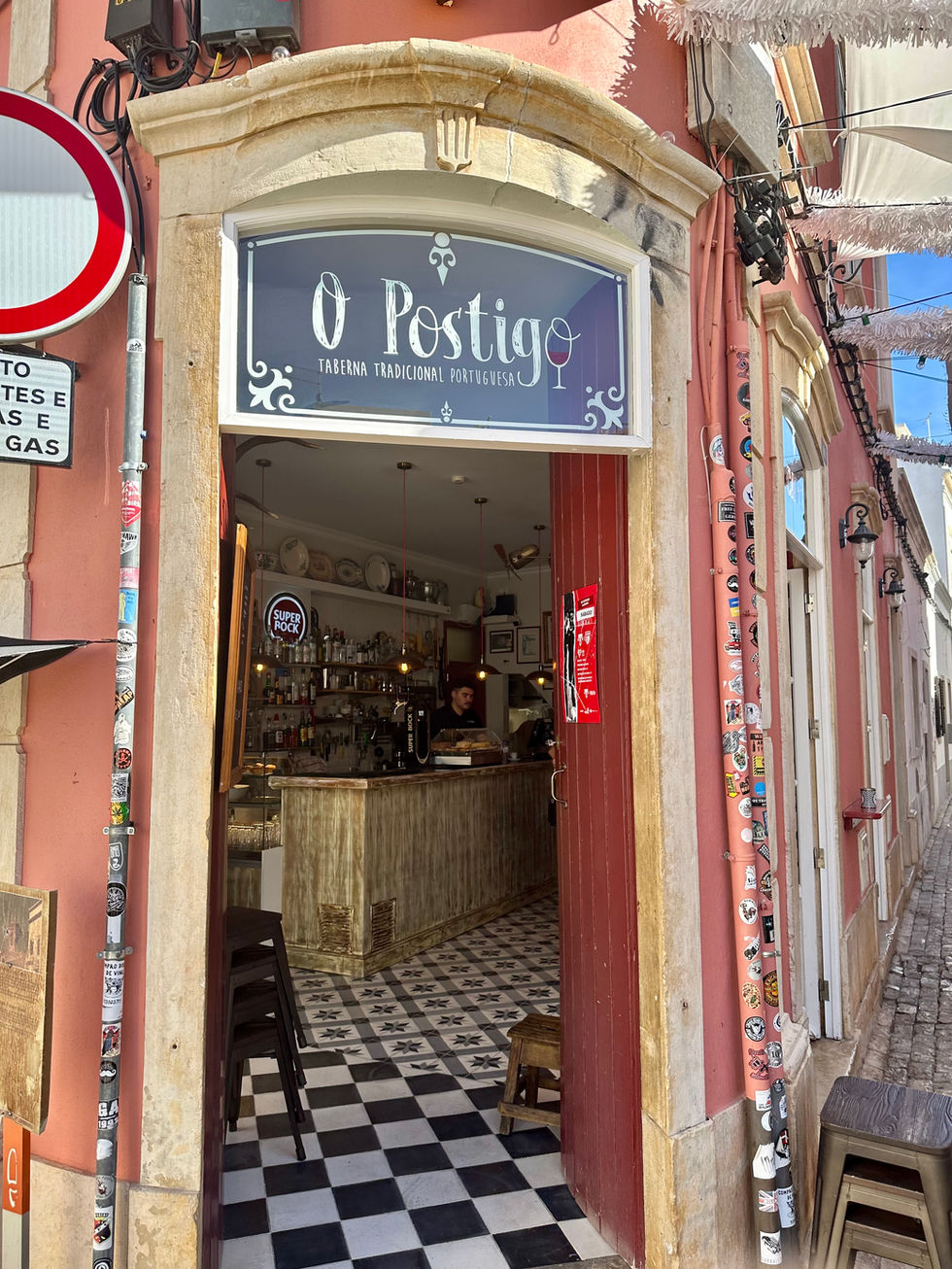 Charming corner cafe