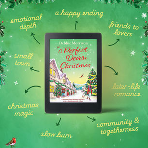 Promo graphic for A Perfect Devon Christmas by Debbie Morrison