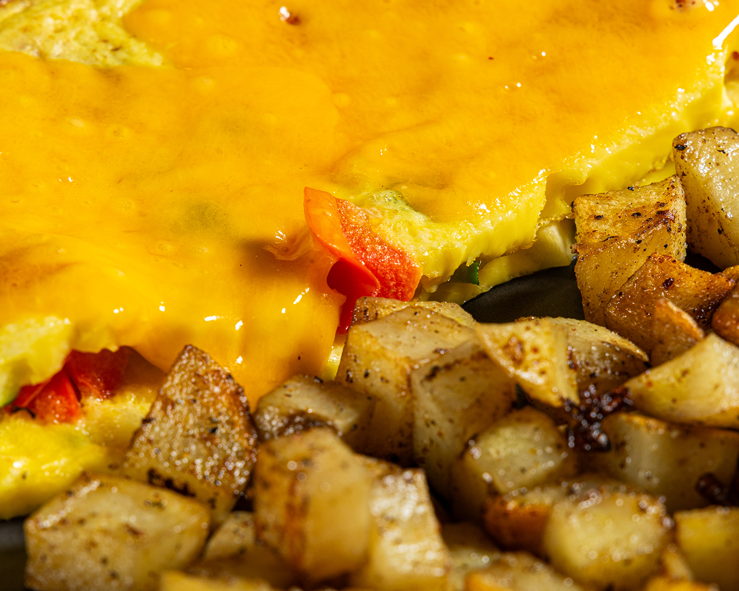 Arranged Food and Objects