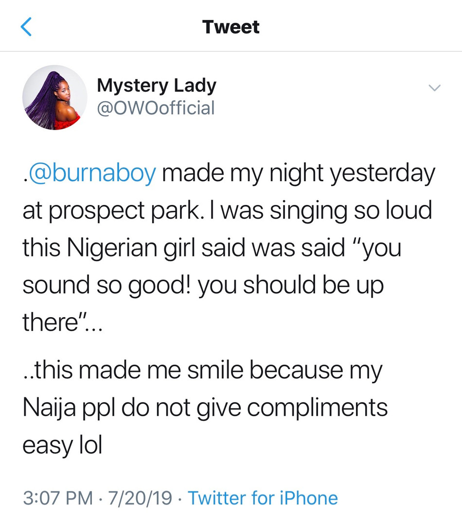 So...I performed on Burna Boy's Tour!!