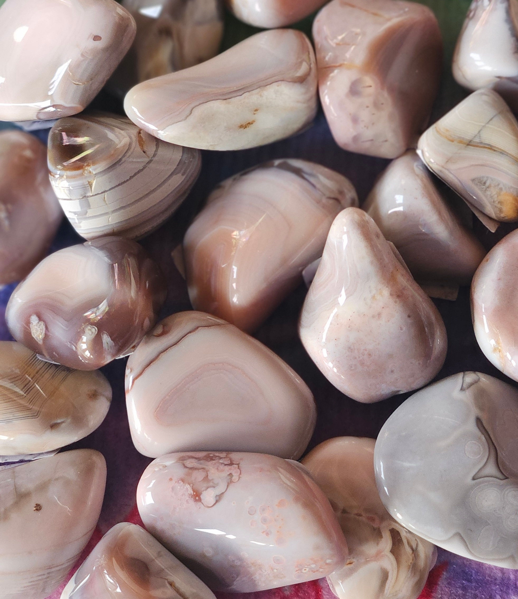 Pink Botswana Tumble