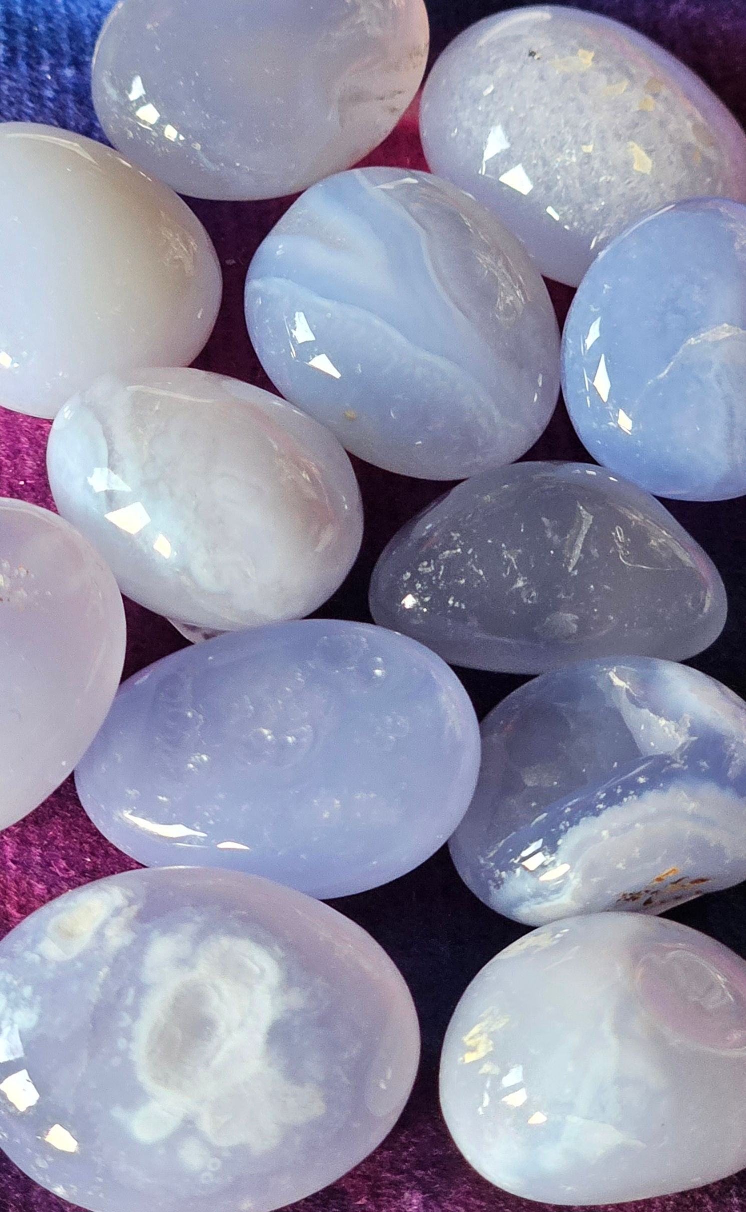 Blue Chalcedony Tumble