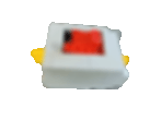 Animation of the lego prototype for the glass concept showing how the device would break the glass slide.