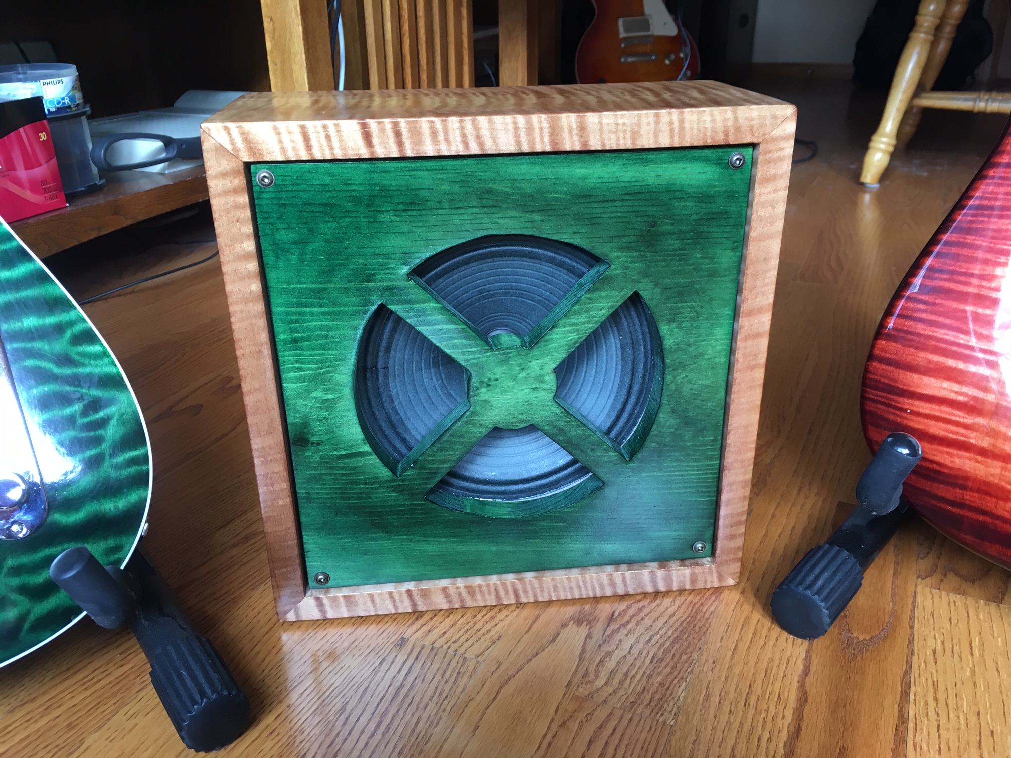 Flame Maple Speaker