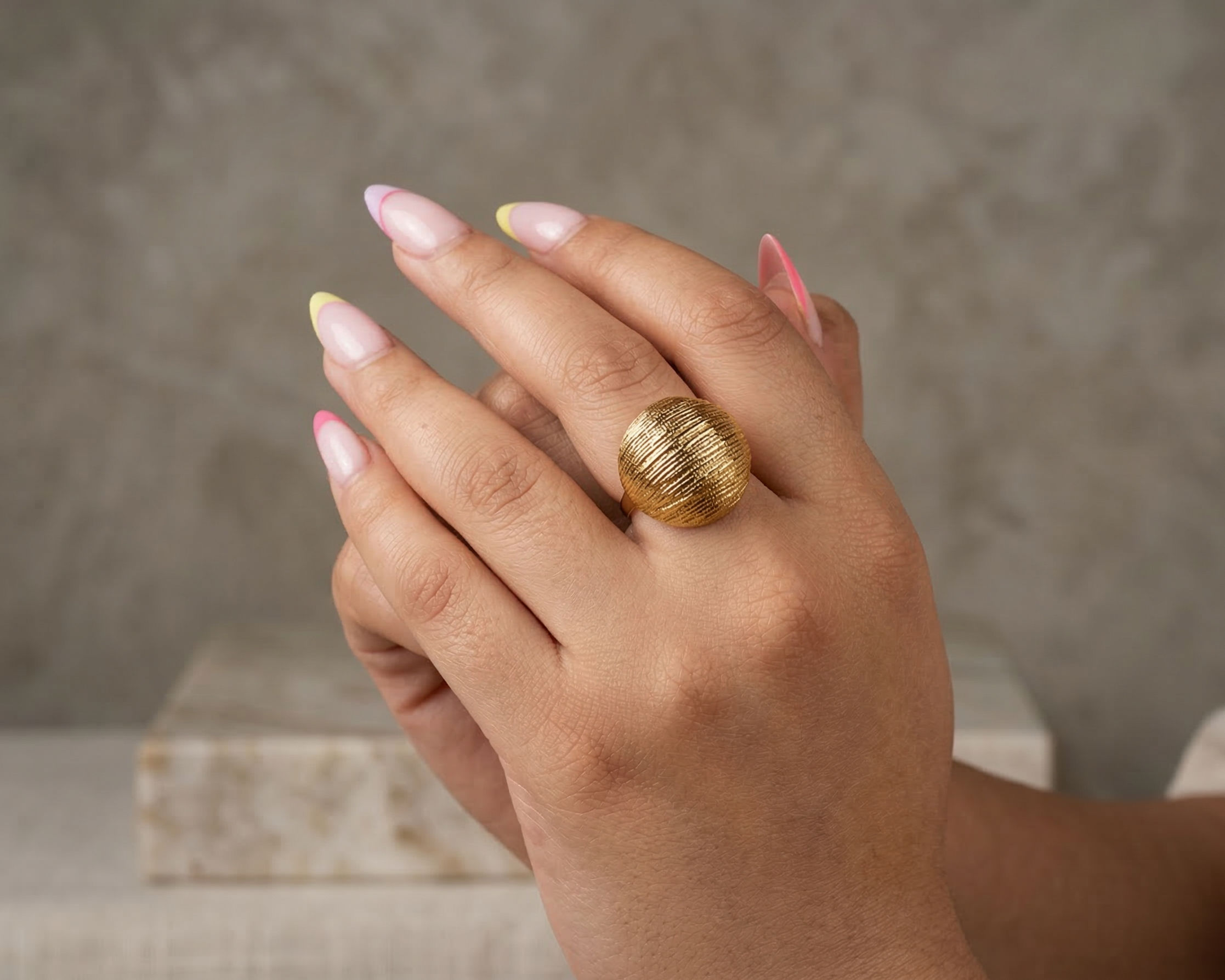 Gilded Dome Ring