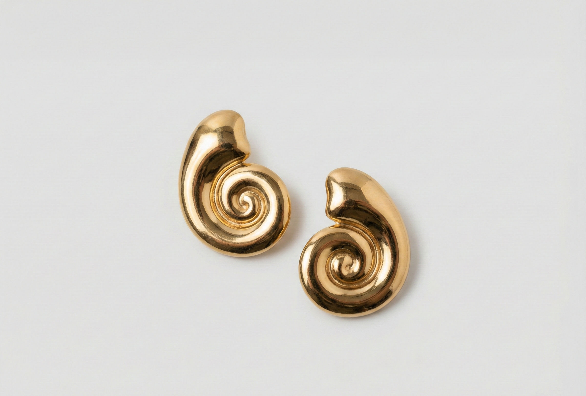Golden Swirl Studs